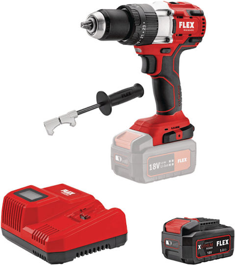 Flex PD 2G 18.0-EC FC Schlagbohrschrauber Batteriebetrieb Brushless 18V 1x5Ah