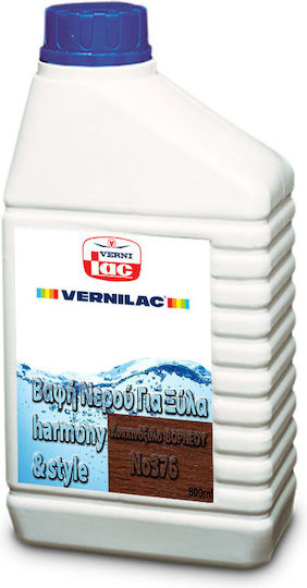 Βαφή Νερού Επιπλοποιίας Ξύλα Harmony&style Vernilac 800ml Κοκκινόξυλο Βορνεου Νο376