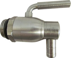 Inox 18/10 Oil/Wine Tap Foldable 1"