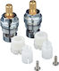 Set of 1/2 Turn Mechanisms for Roca A525092709 Faucet