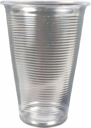 Ποτήρια Πλαστικά Διάφανα Ψύκτη 200ml 100 Τεμ
