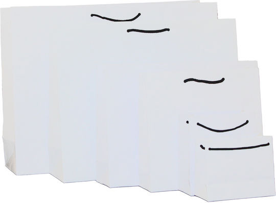 Paper Bag Without Lamination White Rope Handle 15x9x27 250pcs
