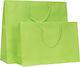Paper Bag Matte Laminated Bag Light Green Rope Handle 43x15x36 100pcs