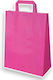 Papier Tasche Fuchsiarosa Plaké mit Griff 22 x 10 x 28 cm 100 Stück