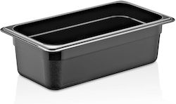 Δοχειο Gn Μαυρο 1/3 100mm Αποθηκευσης Τροφιμων P P Gastroplast Nsf