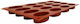 Silikon-Form Oval 16 Plätze 53*33*20mm