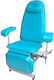 Blood Drawing Chair for Endovaginal Sampling Light Blue