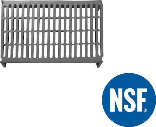 Ράφι Διάτρητο Πλαστικό Nsf Κατάλληλο Τρόφιμα Κατάψυξη 910μ X 610β Mm Σετ 4 Τεμαχιων C372511