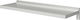 Ράφι Επίτοιχο Μονό Inox 180x35x7cm 1451155