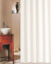Perdea de Duș Hotelieră Solid Ecru 240x200