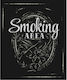 Πινακίδα "smoking Area" Ασπρομαυρη 25x21