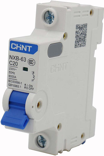 Αυτόματη Ασφάλεια Chint 40a 6ka Σειράς Nxb-63 51023