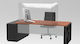 Protective Counter Top Office Plexiglass 80x25x67 3mm
