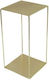 Metal Stand Geometric Table 20x20x40cm Gold