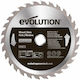 Δίσκος 185mm Ξύλου Γενικής Χρήσεως Gw185tct-24 Evolution #gw185tct-24
