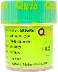 Μπάλες Συγκόλλησης 0,55mm 250.000pcs Χωρίς Μόλυβδο Μπάλες Συγκόλλησης 0,55mm 250.000pcs Χωρίς Μόλυβδο