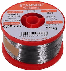 Stannol 2630-397213 Solder Wire 250g 0,5mm