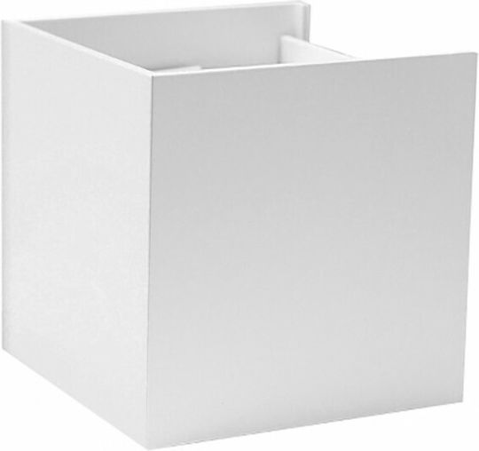 Фотистико LED Аплика Стенен Up Down 6W Квадратно Бяло 230V 60° D100x100mm Естествено Бяло 4000K Водоустойчиво IP44 Sierra 003 P37120 Фотистико LED Аплика Стенен Up Down 6W Квадратно Бяло 230V 60° D100x100mm Естествено Бяло 4000K Водоустойчиво IP44 Sierra 003 P37120