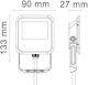 LED Flood Light Wall Lamp White Orlando10b Bot ...