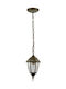 Pendant Outdoor Lantern Gold Antique