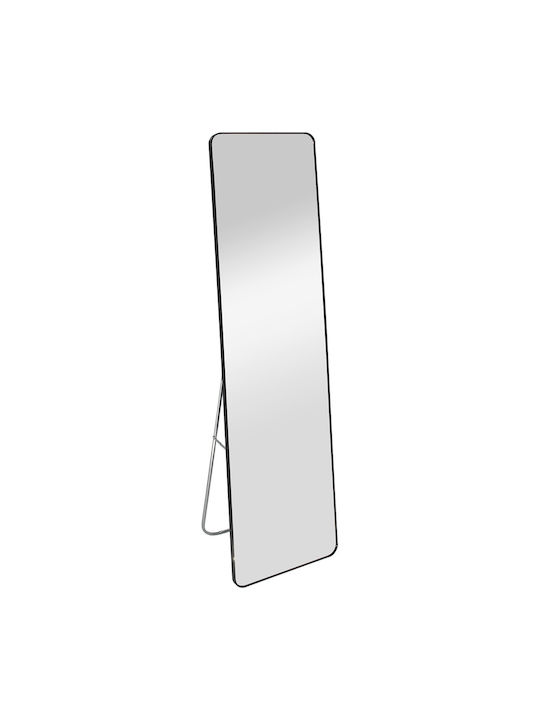 Keskor Floor Mirror With Black Aluminum Frame 146x36cm