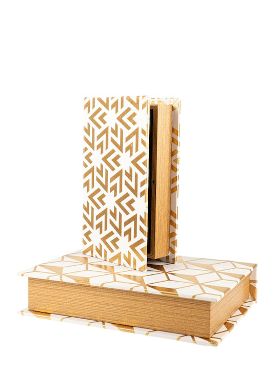 Zen Collection Διακοσμητικό Κουτί Ασήμι σε Σχήμα Βιβλίου