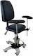 Καρέκλα Ιατρού Υδραυλική Ανύψωση Μαύρη