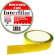 Reflective Adhesive Yellow Tape 25mmx2.5m Interfilm 17142 17142