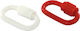 Plastic Red White Φ6 Marking Rings 2 Pieces Thirard 00990661
