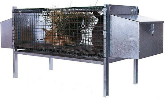 Breeding Cage for Rabbits Two Nest Compartments