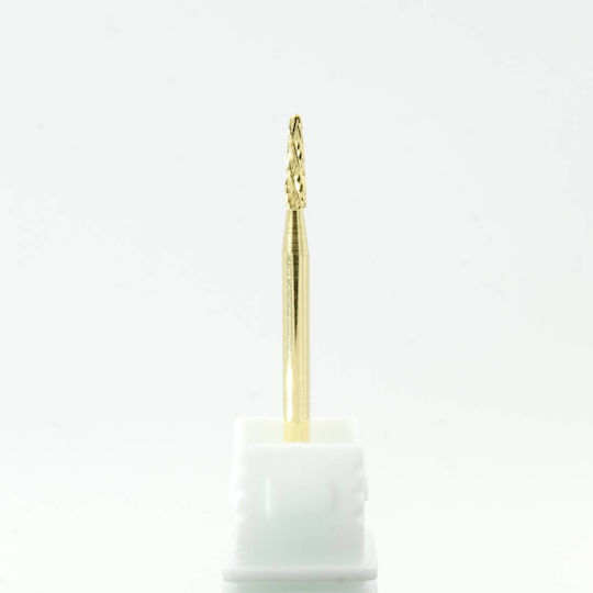 Carbide Drill Bit Sharp Tip Gold Medium 1.6x7.5mm