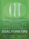 Dual Form Tips Square 10 Μεγέθη 240τμχ