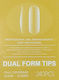 Dual Form Tips Oval 12 Mărimi 240 Bucăți