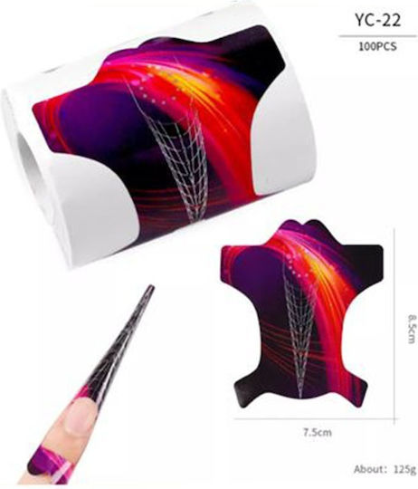 Форми За Удължаване На Нокти Stiletto Flame 500 Броя
