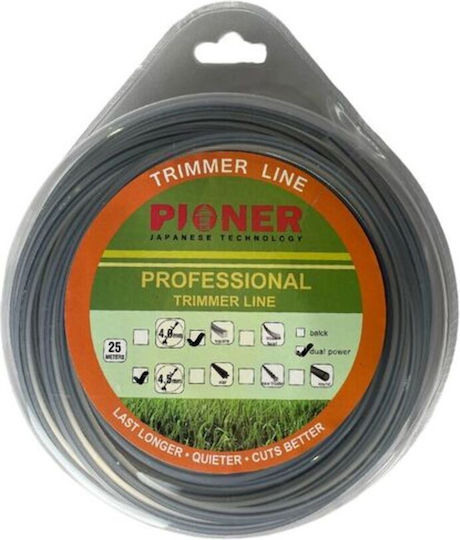 Pioner Bürstenschneider Trimmer-Leinen 4.5mm Τετρ Συρμα Διαφ