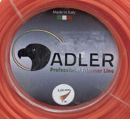 Bürstenschneider Trimmer-Leinen Adler Made In Italy Rolle 55 Meter 3,0 Millimeter