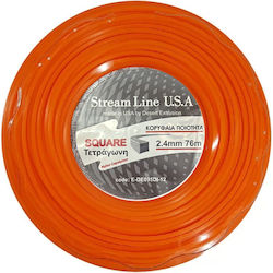 Μεσινέζα Stream Line 2.4mm 76m Τετράγωνη Μεσινέζα Stream Line 2.4mm 76m Τετράγωνη