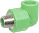 Interplast Γωνία Πράσινη Φ25χ3/4 Αρσενική 007-003-462