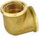 Γωνία Θηλ.-θηλ 1 1/2"x1 1/2" Ορειχάλκινη 01410012 Bugatti
