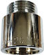 Add Male-Female 1 2"x1 2" Round Brass Chrome Pipe Niple Fittings B.t L20-2cm 502p1220 Remer