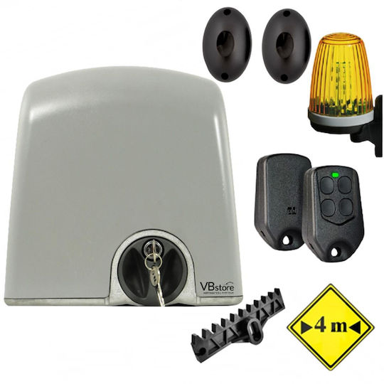 Proteco Strike 5 Fp Sliding Garage Door Motor Set 500kg Maximum Weight Plastic Rack