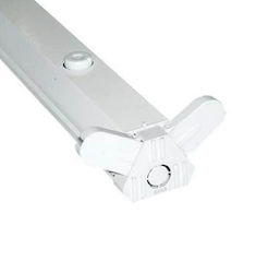 Διπλό Φωτιστικό Φθορίου T8 2x36w Σκαφάκι 120cm