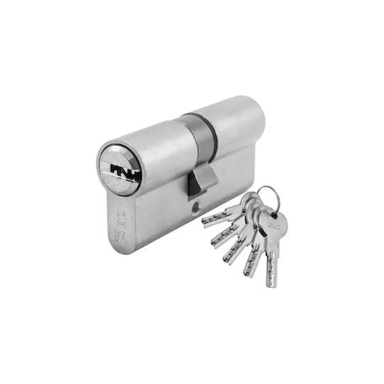 Security Cylinder Lock 35x50 85mm Iseo R6 Nickel 1714-cy
