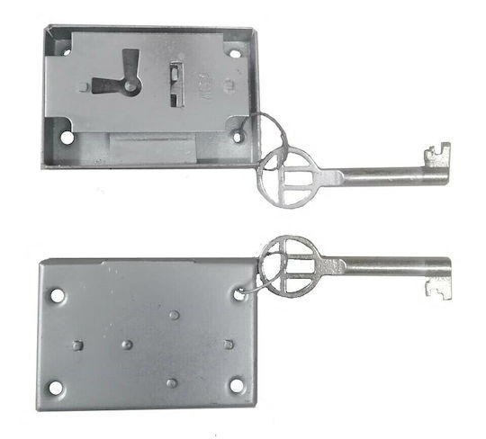 Gevy Cabinet Drawer Lock Galvanized 45*68mm Center 25mm Left 1pc