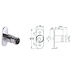 Bmb 1111.000 Oval Push Lock