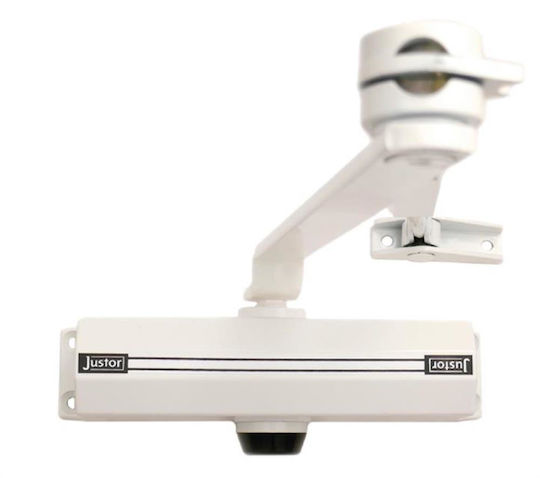 Door Closer Spring for Doors Up to 80kg Brake White Justor 4332.06