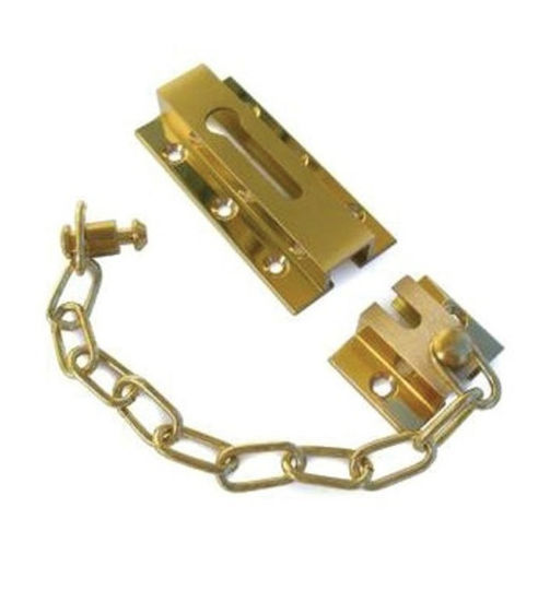 Chain Lock Plate Metalor 051 Brass Gold Matte 166-051#1001or