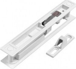 Sliding Aluminum Door Lock White 1012