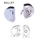 Bullet Fs009a Εσωτερικος Συρτης Γυαλινη Πορτα