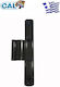 Cal Doublex Classic Lock Key Sliding Frames Bla...